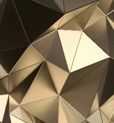 Estores de rolo blackout para janela Triângulos de ouro