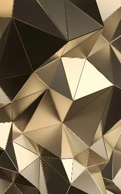 Estores de rolo blackout para janela Triângulos de ouro