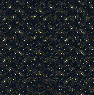 Estores de rolo interiores blackout Lua e estrelas