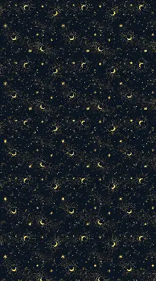 Estores de rolo interiores blackout Lua e estrelas