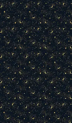 Estores de rolo interiores blackout Lua e estrelas
