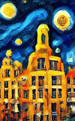 Estores de rolo interiores blackout para janela Cidade Pintada