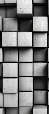 Estores de rolo interiores blackout cubos de pedra