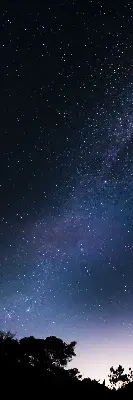Estores de rolo blackout para janela Céu estrelado