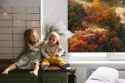 Estores de rolo em tecido blackout Vista de cima
