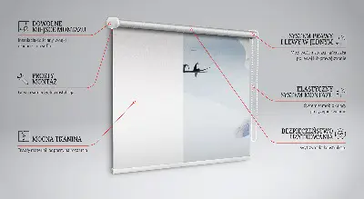 Estores de rolo interiores blackout para janela Um pescador em um barco