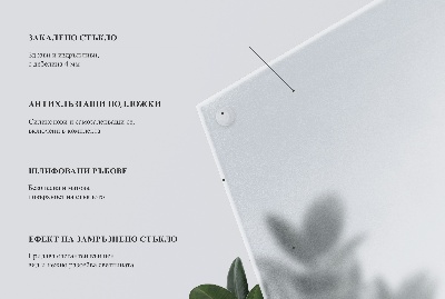 Tampo de mesa quadrado Translúcido