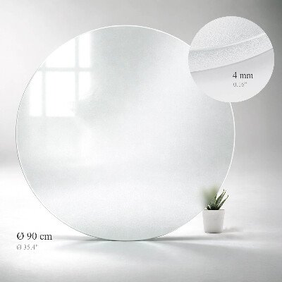 Tampo de mesa redondo Translúcido