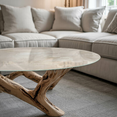 Tampo para mesa redondo Composição gráfica em mármore