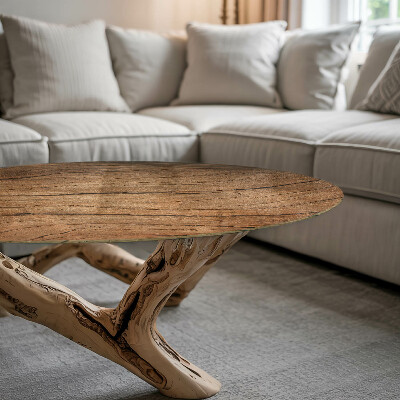 Tampo de mesa redondo Motivo florestal elegante