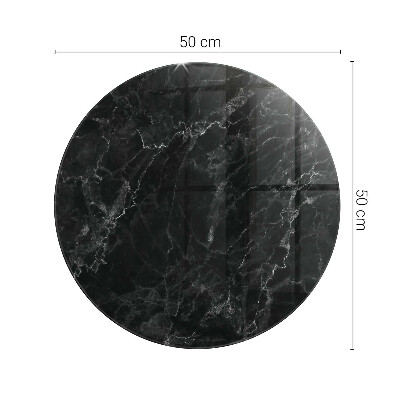 Tampo para mesa redondo Mármore com veios delicados