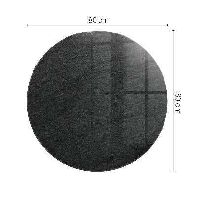 Tampo de mesa redondo Motivo de textura de pedra