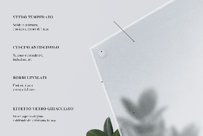 Tampo de mesa retangular Translúcido