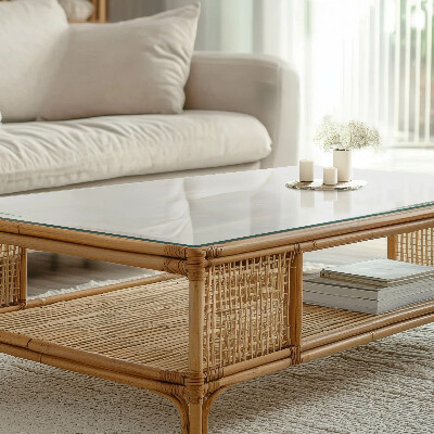 Tampo de mesa com impressão Branco puro