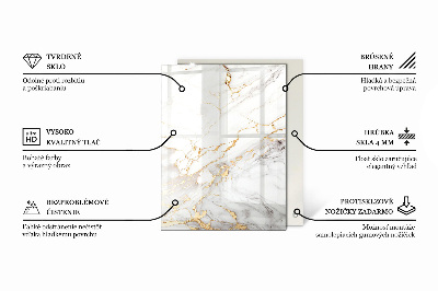 Tampo decorativo para mesa Composição gráfica em mármore