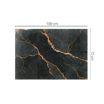 Tampo de mesa com impressão Veios de mármore no design