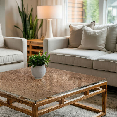 Tampo decorativo para mesa O charme da madeira natural