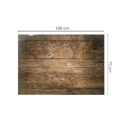 Tampo de mesa com impressão Estrutura de madeira ecológica