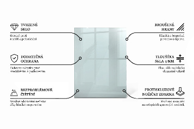 Tampo de vidro retangular transparente