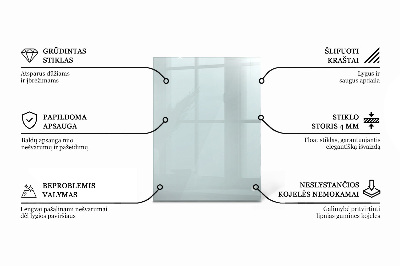 Tampo de vidro retangular transparente