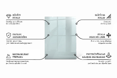 Tampo de vidro retangular transparente
