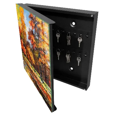 Caixa de chaves Paisagem de outono