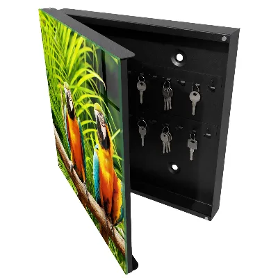 Caixa de chaves Pássaros tropicais