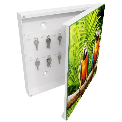 Caixa de chaves Pássaros tropicais
