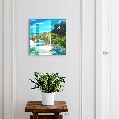 Caixa para chaves Praia tropical