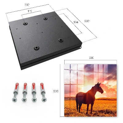 Caixa para chaves Cavalo ao sol