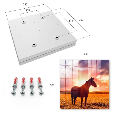 Caixa para chaves Cavalo ao sol