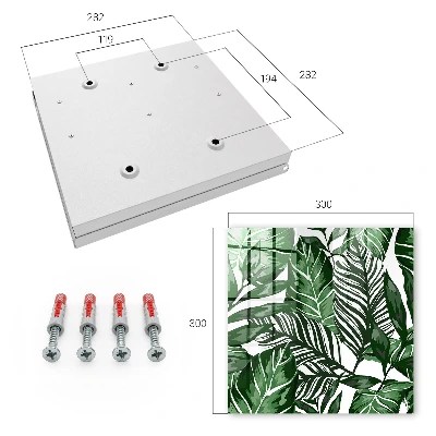 Caixa para chaves Padrões de plantas