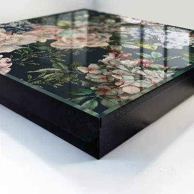 Caixa de chaves Estampa floral