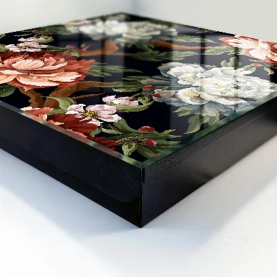 Caixa para guardar chaves Flores da natureza