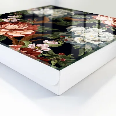 Caixa para guardar chaves Flores da natureza