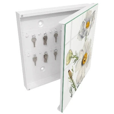 Caixa para chaves Flores natureza