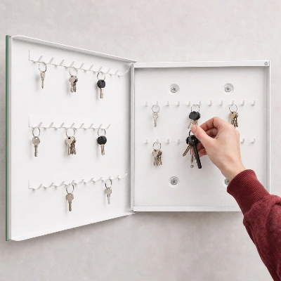 Caixa para chaves Tulipas retrô