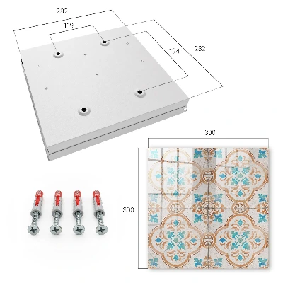 Caixa para guardar chaves Padrão de azulejo