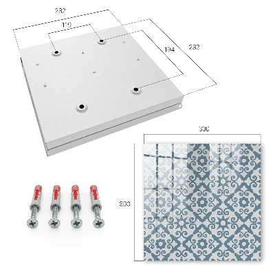 Caixa para guardar chaves Elegância geométrica