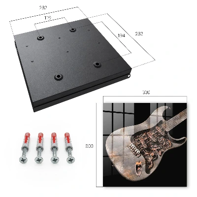 Caixa para guardar chaves Guitarra mecânica