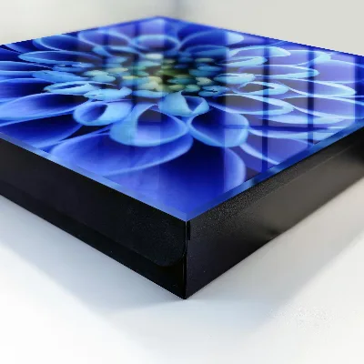 Caixa para chaves Flor azul