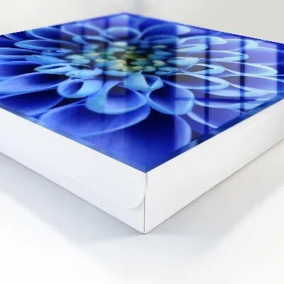 Caixa para chaves Flor azul