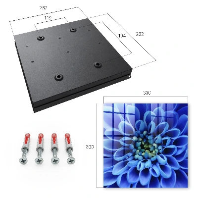 Caixa para chaves Flor azul