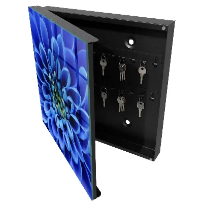 Caixa para chaves Flor azul