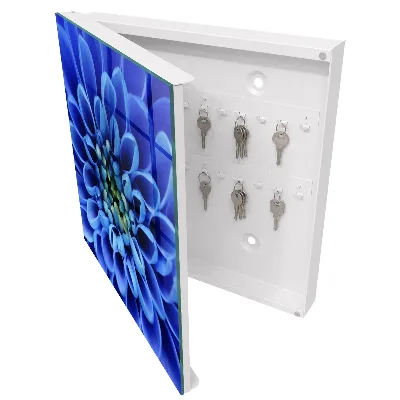 Caixa para chaves Flor azul