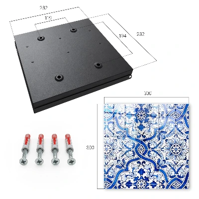 Caixa de chaves Azulejos decorativos