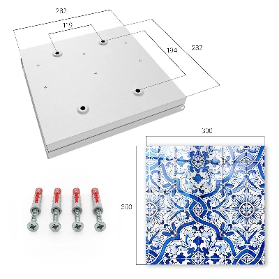 Caixa de chaves Azulejos decorativos