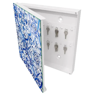 Caixa de chaves Azulejos decorativos