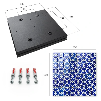 Caixa para chaves Azulejos geométricos