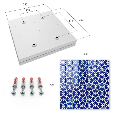 Caixa para chaves Azulejos geométricos